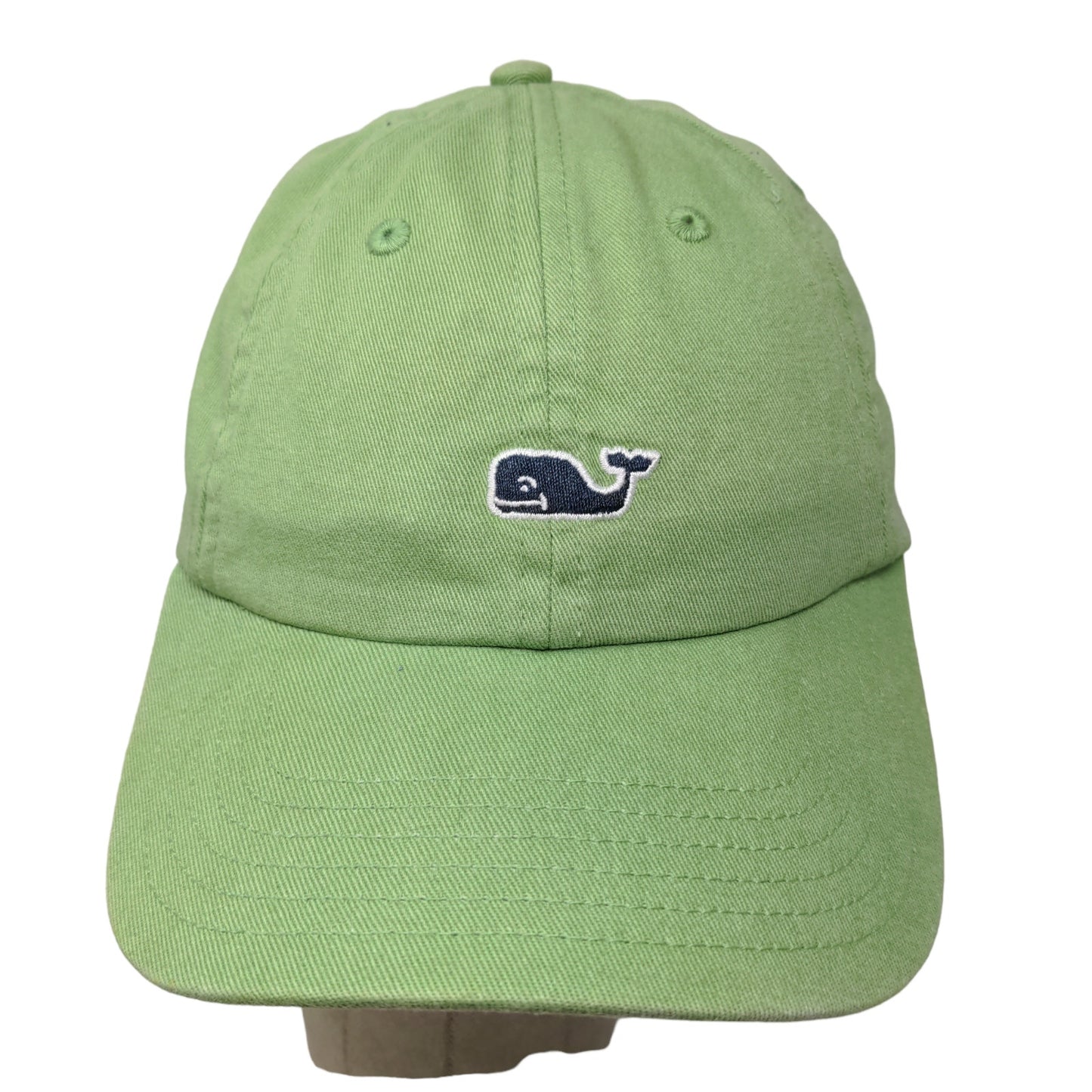 Vineyard Vines Men's Slideback Hat Green Embroidered Whale Logo