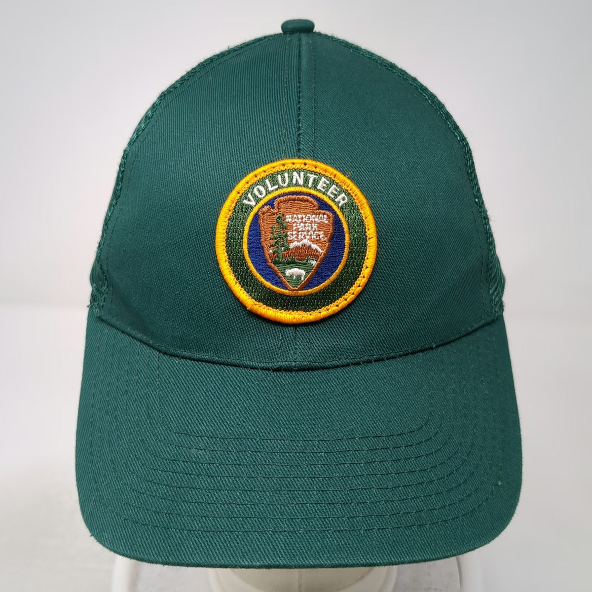Legend Baseball Cap Green One Size National Park Service Volunteer Mesh Hat