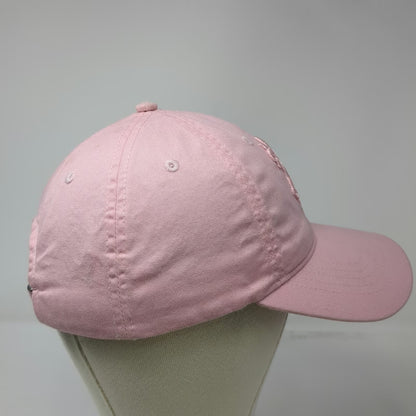 Matchitt Baseball Cap Pink One Size Monogram Embroidery Adjustable Cotton Hat