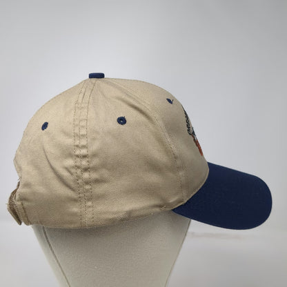 Headliner Baseball Cap Beige Blue One Size Purina Dealer Oregon Trail Supply Hat
