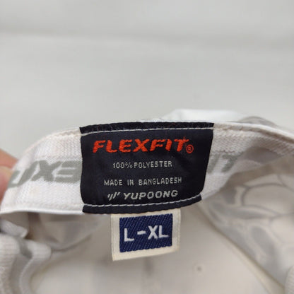 Yupoong Flexfit Fitted Hat Multicolor L-XL Camo Embroidered 6 Panel