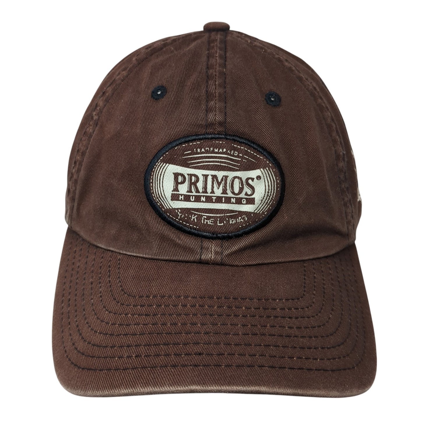 Primos Hunting Slideback Baseball Cap Brown One Size Adjustable Signatures