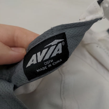 Avia Strapback Hat White OSFM Adjustable Embroidered Breathable 6 Panel