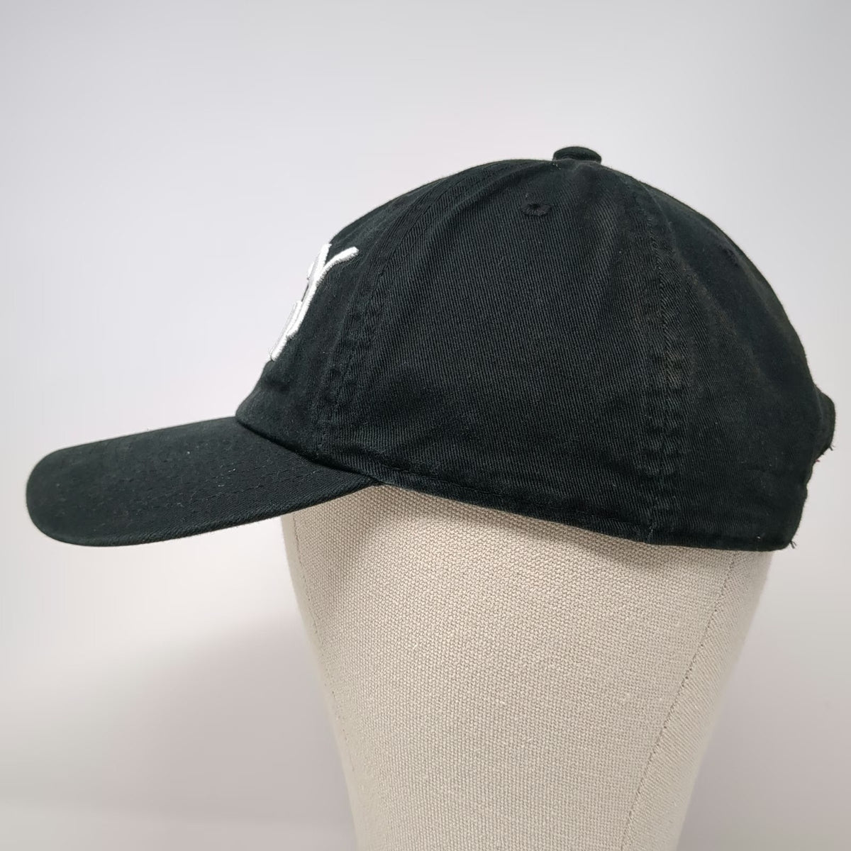 Puma Baseball Cap Black One Size Cotton Logo Strapback Adjustable Athletic Hat
