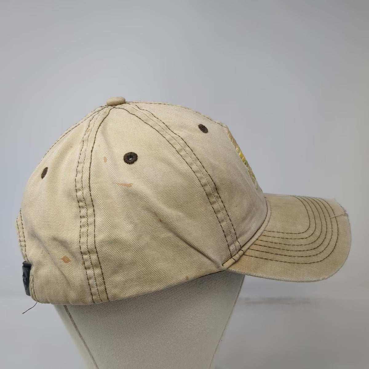 Legendary Headwear Baseball Cap Beige OSFM 2008 US Open Torrey Pines Golf hat