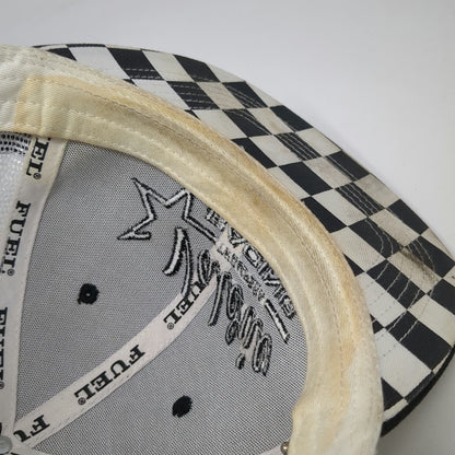 Valerie Thompson Racing Trucker Hat White One Size Signed Snapback Checkerboard