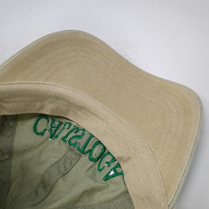 Headgear Baseball Cap Green Beige One Size Slideback Calistoga Cotton Hat