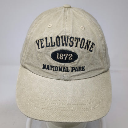 Lucky 7 Baseball Cap Beige One Size Yellowstone National Park Strapback hat 1872