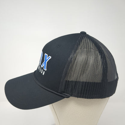 Jax Nutrition Snapback Mesh Back Trucker Hat Black One Size Richardson