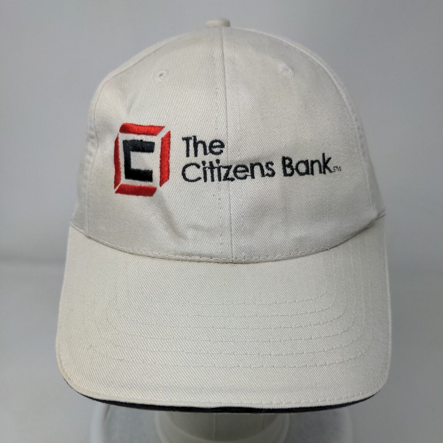 The Citizens Bank Slideback Hat Tan One Size Embroidered Norwood
