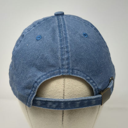 Port Authority Baseball Cap Blue One Size Embroidered Jules Logo Maple Leaf Hat