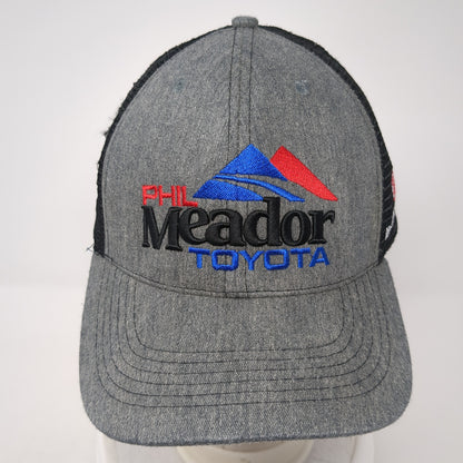 Phil Meador Toyota Snapback Trucker Hat Gray One Size Mesh Back Adjustable