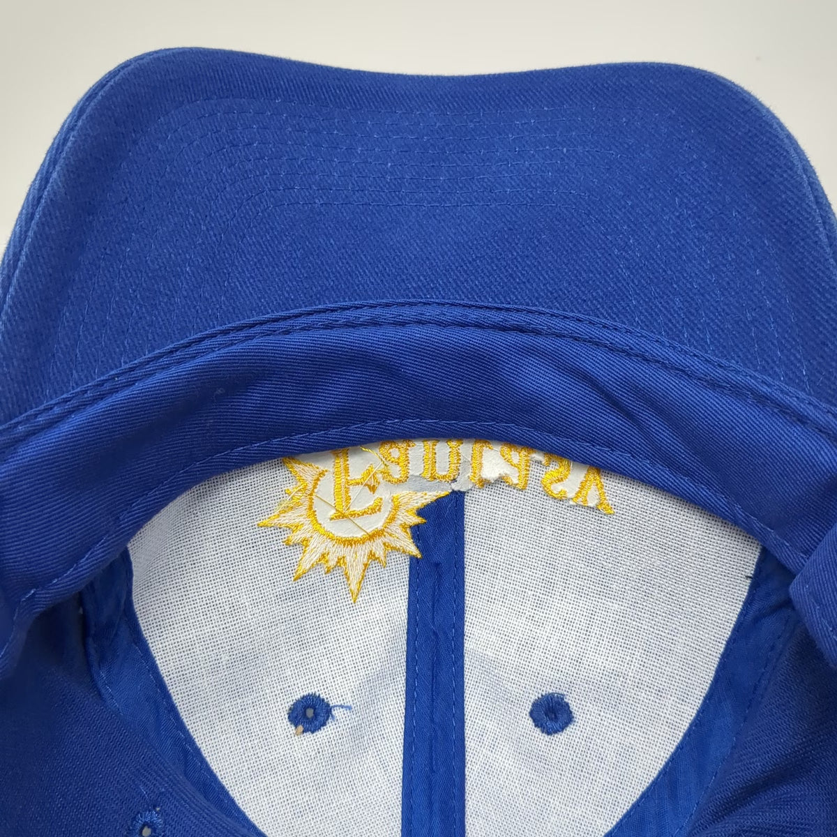 OTTO Baseball Cap Blue One Size Fantasy RV Tours Yellow Logo Strapback Hat