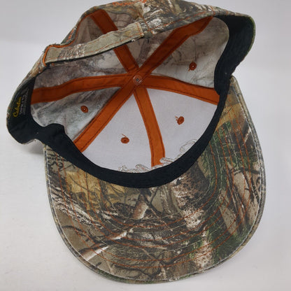 Cabela's Strapback Baseball Cap Multicolor OS Adjustable Camouflage Embroidered