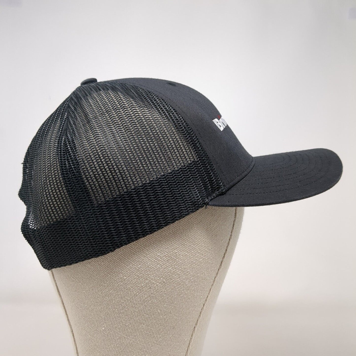 Brinkmann Constructors Snapback Trucker Hat Black OSFA Mesh Back