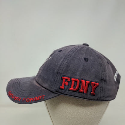 Tunnel 2 Towers FDNY Never Forget Slideback Hat Blue One Size Embroidered