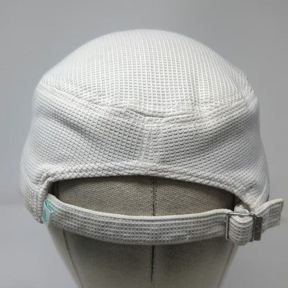 Adidas Army Cap White One Size Waffle Knit ClimaCool Logo Strapback Hat