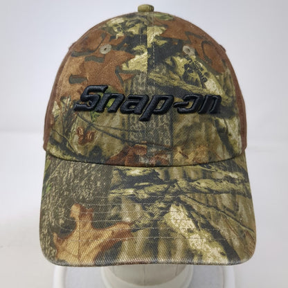K-Products Baseball Cap Brown Camo One Size Snap-on Tools Slideback Mechanic Hat