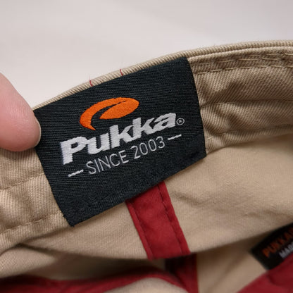 Pukka Baseball Cap Beige One Size Jug Mountain Ranch McCall Idaho Golf Hat