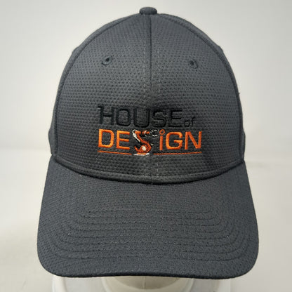 New Era 39THIRTY Gray Baseball Cap L House of Design Orange Black Stretch Hat