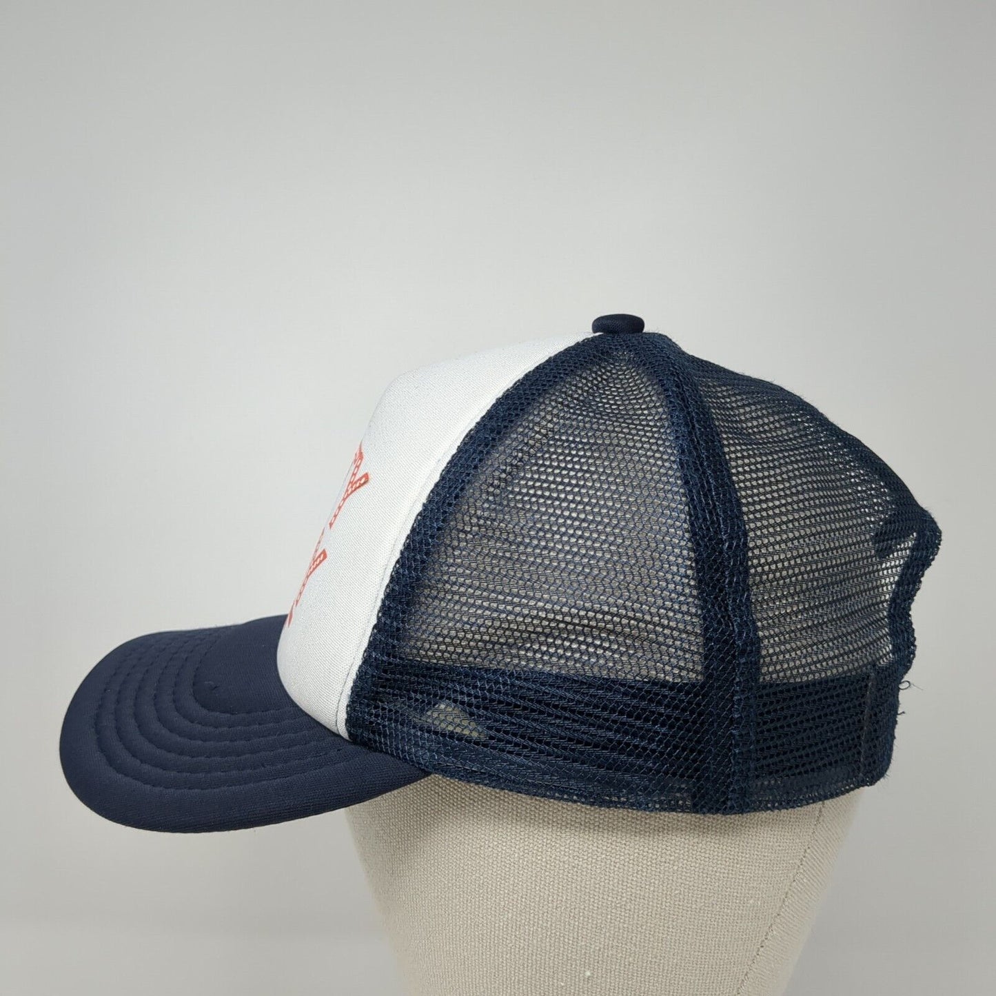 Hotty Toddy Beau & Peyton Est 2021 Snapback Trucker Hat Blue OS Adjustable Mesh