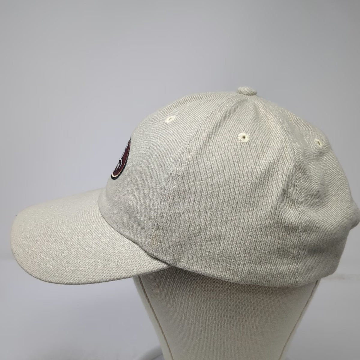 San Francisco 49ers NFL Beige One Size Cap Adjustable Strapback Embroidered Hat