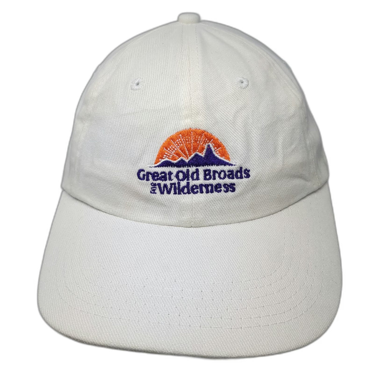 Port Authority Baseball Cap White One Size Great Old Broads for Wilderness Hat