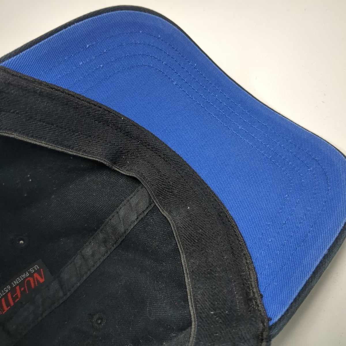 American Eagle Baseball Cap Blue XL Logo Nu-Fit Stretch Fit Cotton Solid Hat