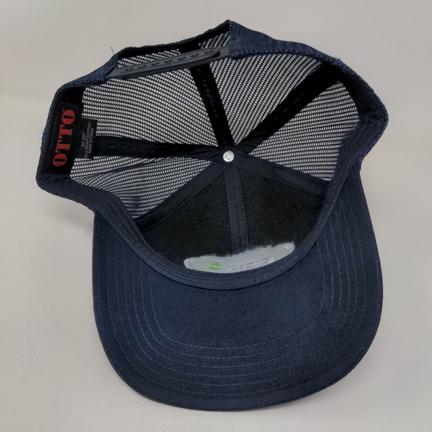 Pax8 Cloud Snapback Mesh Back Trucker Hat Blue OSFM Embroidered Otto