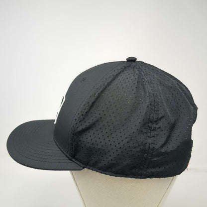 Forward Academy FWD Patch Trucker Hat Black One Size Mesh Back Snapback Cap