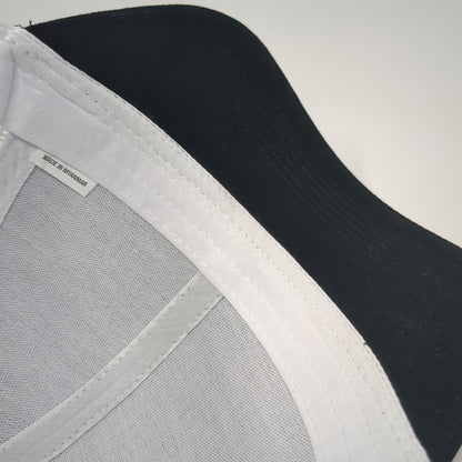 Rhythm Patch Snapback Mesh Back Trucker Hat Black One Size Cap America