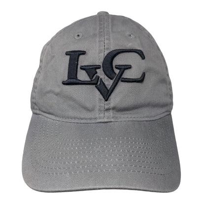 LVG Slideback Hat Gray One Size Adjustable Embroidered 6 Panel Legacy