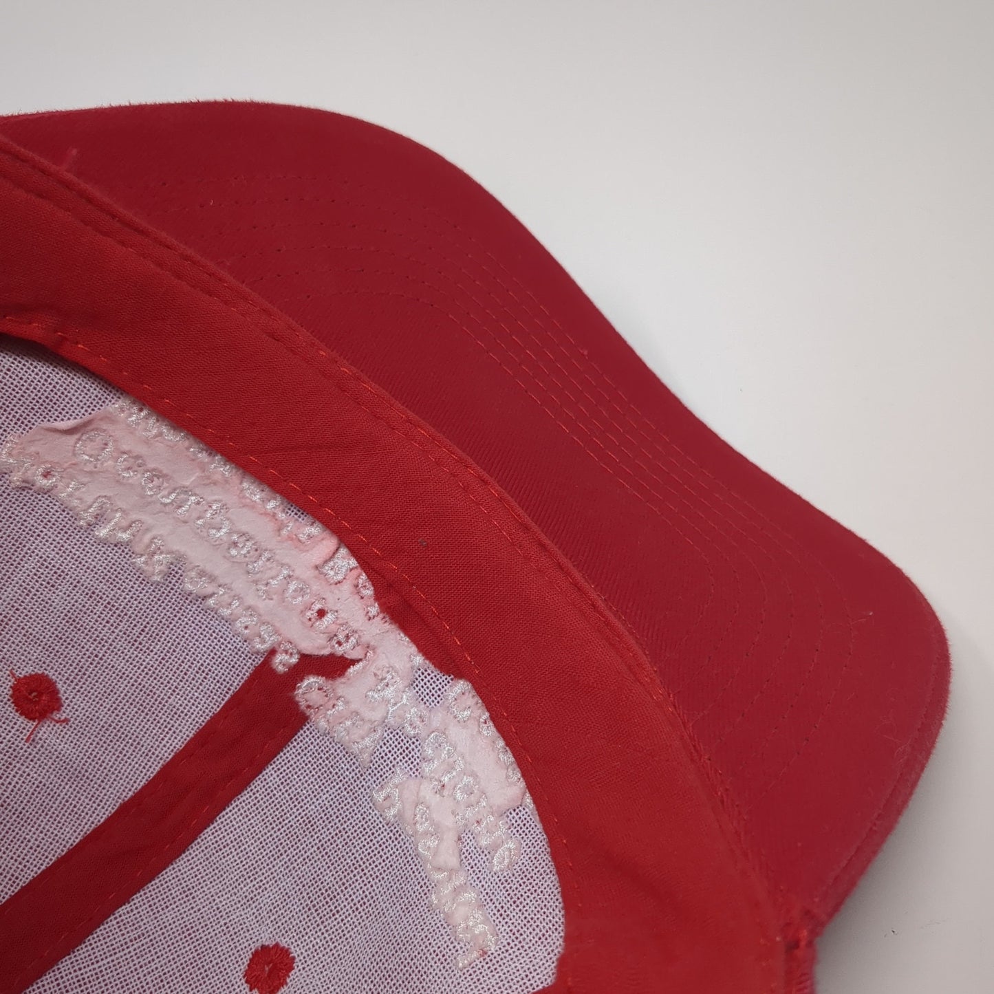 North Kansas City Hospital Strapback Hat Red One Size Solid Adjustable