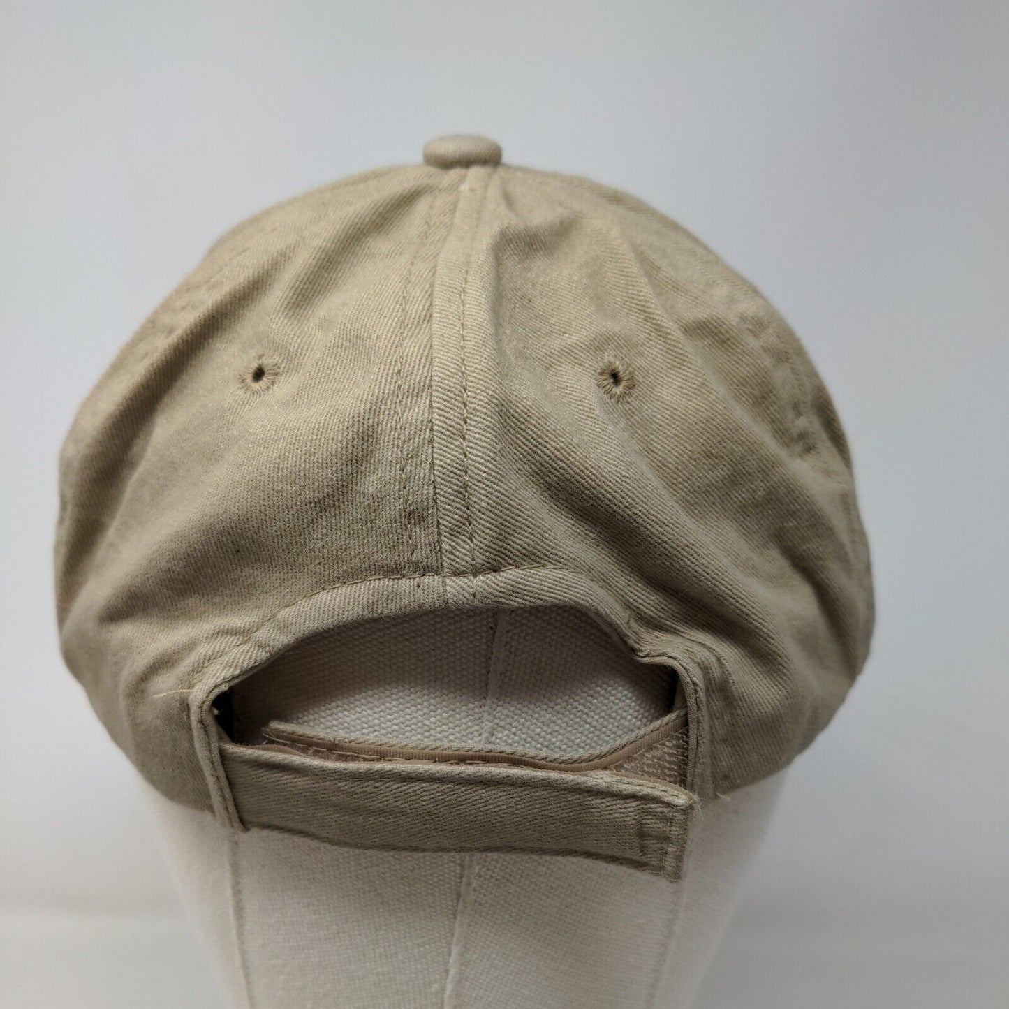 Outdoor Cap Men's Strapback Hat Tan OSFM Blank Adjustable Vent Holes