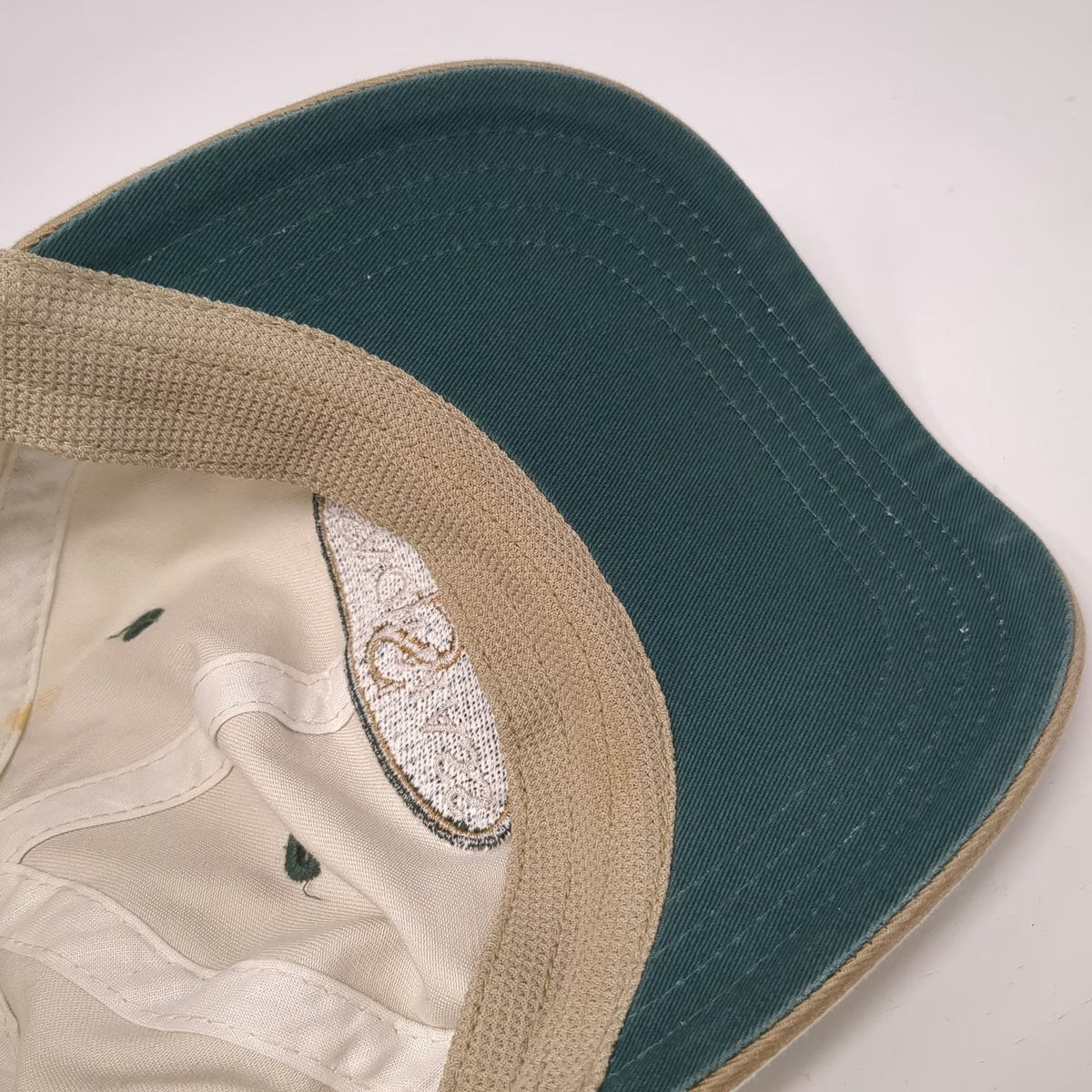 Imperial Snowmass Baseball Cap Beige One Size Green Gold Strapback Cotton Hat