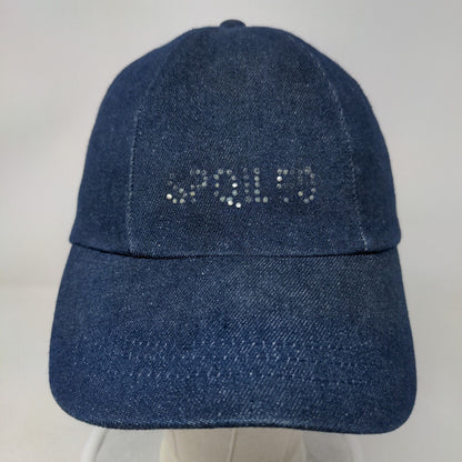 Arlin Women's Slideback Denim Hat Blue Spoiled Bling Rhinestones