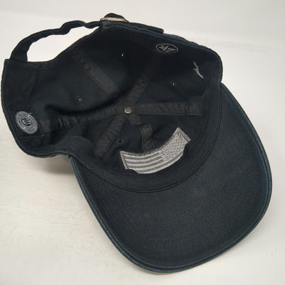 47 NCAA OHT American Flag Black Cap One Size Adjustable Cotton Strapback Hat