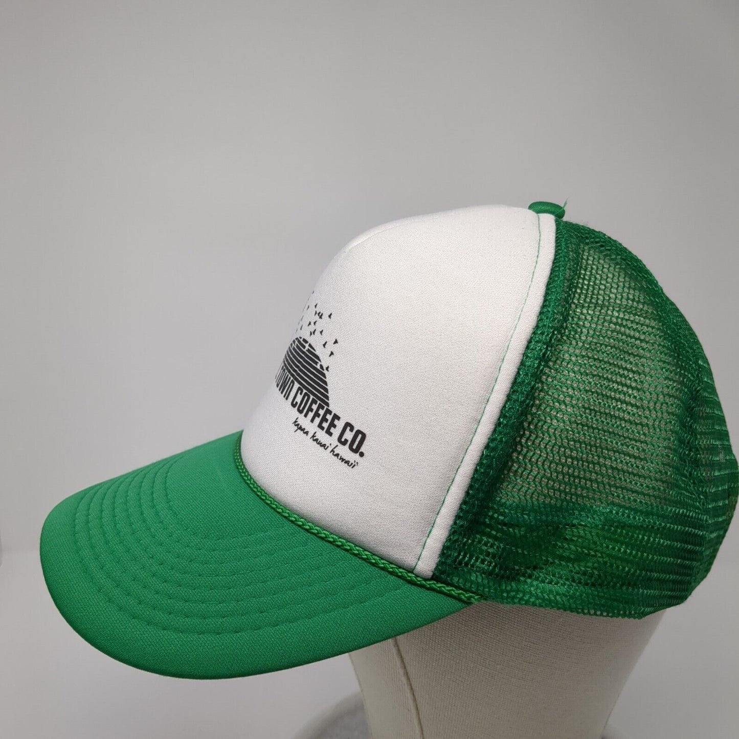 Small Town Coffee Co. Snapback Rope Trucker Hat Green One Size Otto
