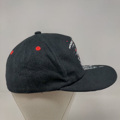 Disney Parks Boy's Fitted Hat Black Stretch Embroidered Mickey Mouse Logo