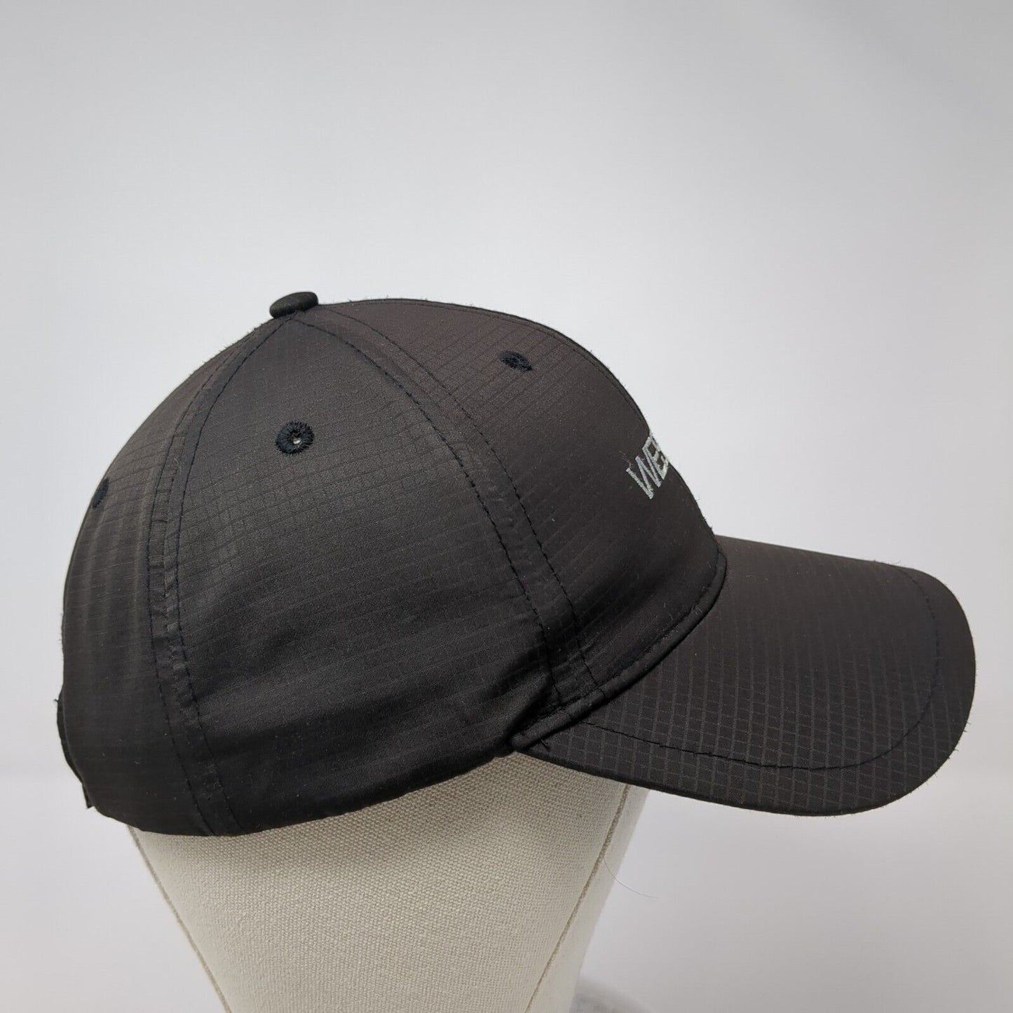 Wesco Strapback Golf Hat Black One Size Adjustable Cap America 6 Panel