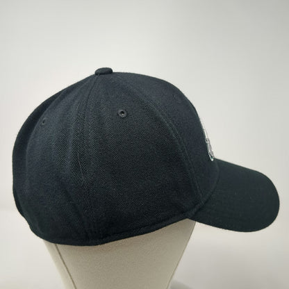 Philadelphia Eagles NFL Reebok Cap Black M Embroidered Logo Stretch Fit Hat