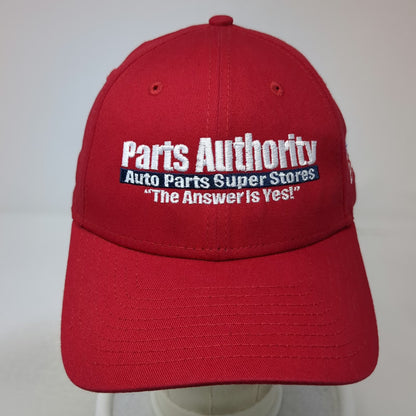 New Era Parts Authority Auto Parts Red Baseball Cap One Size Flag Hat Strapback