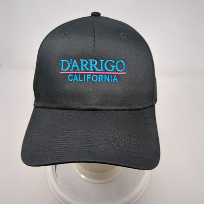 D'Arrigo California Snapback Hat Black OSFA Adjustable Embroidered Otto