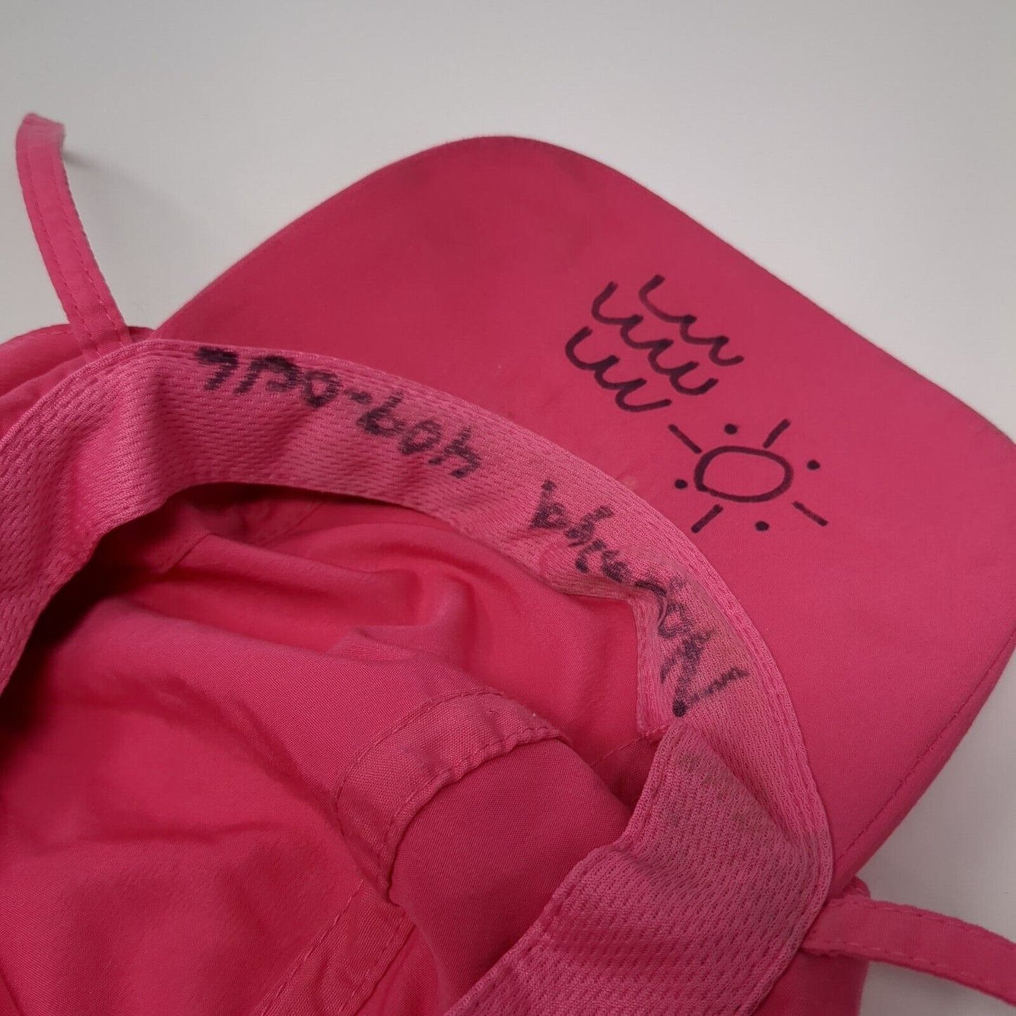SunSkinz UV Protection Kids Trapper Hat Pink 1-6 Years Adjustable Embroidered