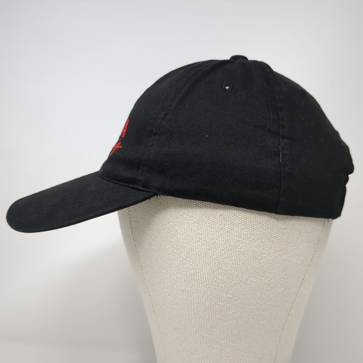 Toyota Racing Baseball Cap Black One Size Adjustable Strapback Embroidered Hat