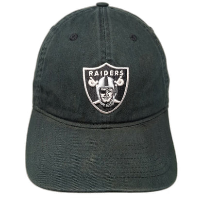 Reebok Baseball Cap Green L Oakland Raiders NFL Shield Logo Fitted Onfield Hat
