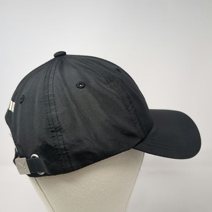 Puma Baseball Cap Black One Size Adjustable Lightweight Polyester Slideback Hat