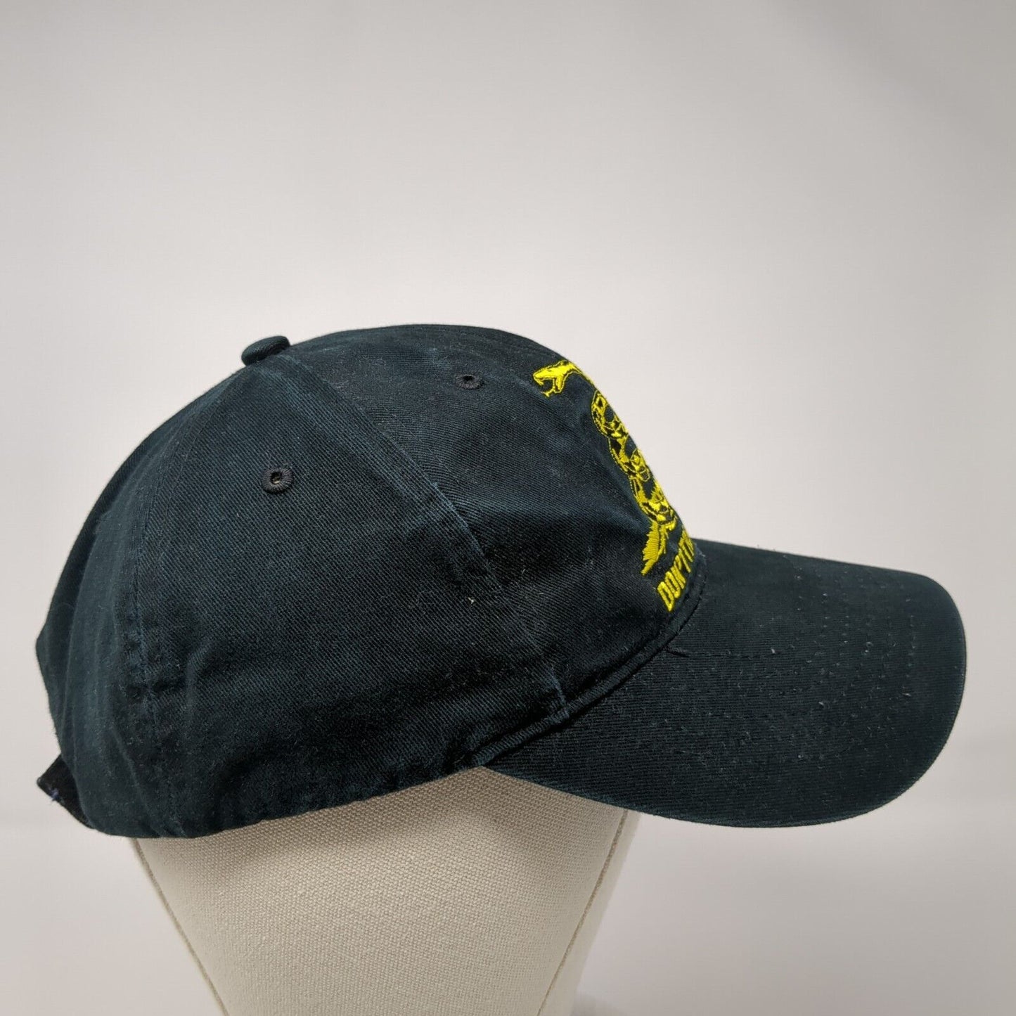 Dont't Tread On Me Starpback Hat Black OSFA Adjustable Embroidered Rothco Cotton