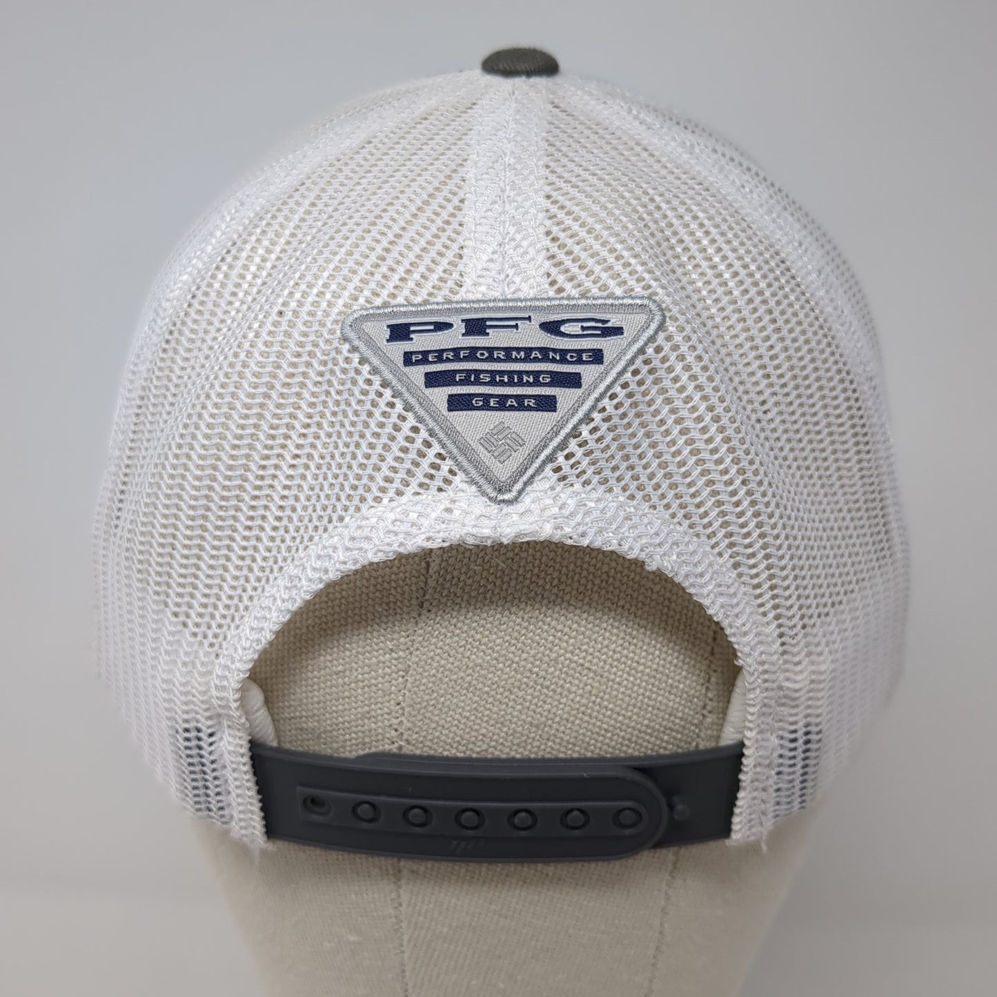 PFG Performance Fishing Gear Snapback Trucker Hat Gray One Size Mesh Back