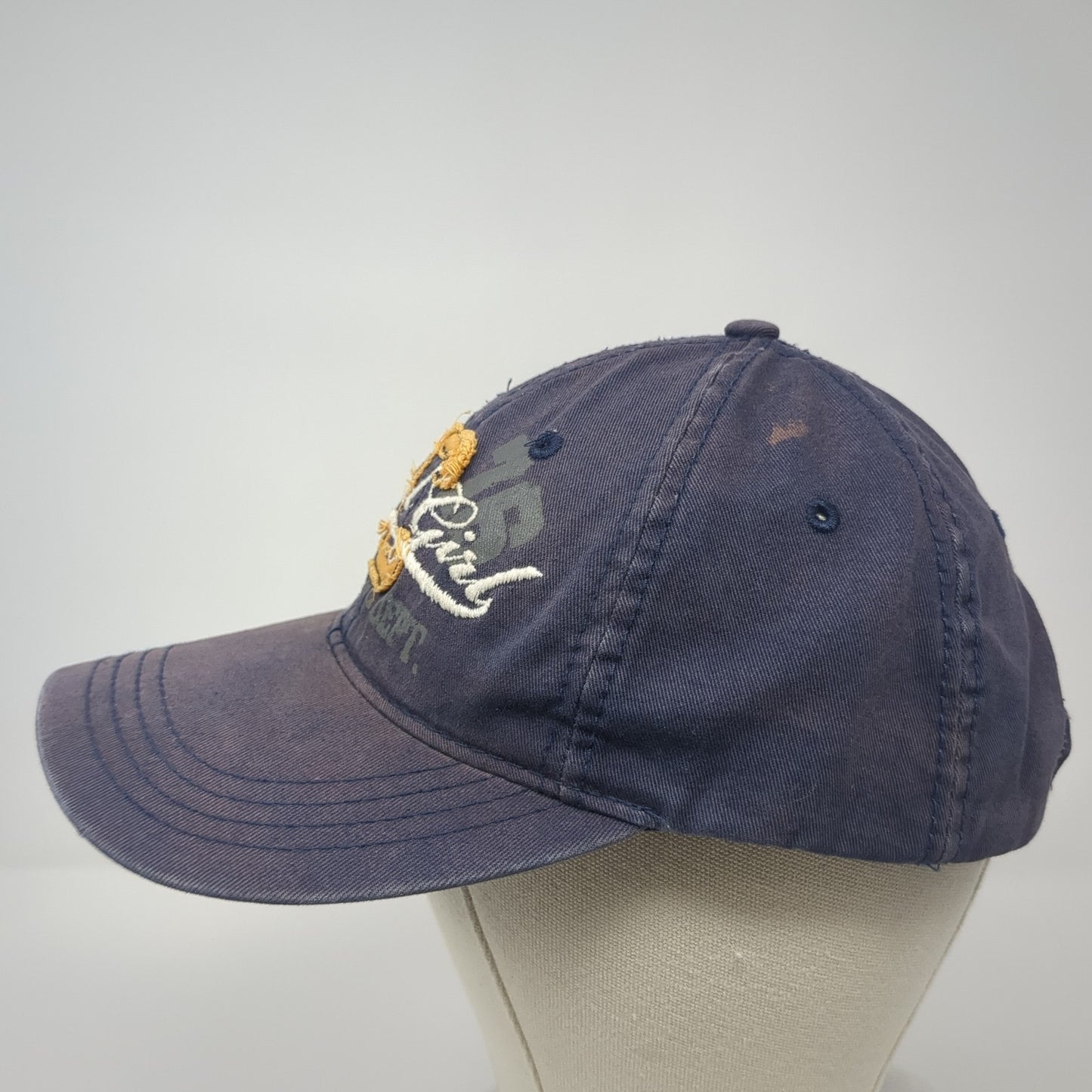 Cruel Girl Athletic Dept. Baseball Cap Blue One Size Adjustable Embroidered